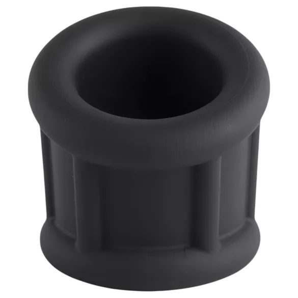 Pulselock Cocktura - uritettu silikoninen penisrengas (musta) - 30 mm