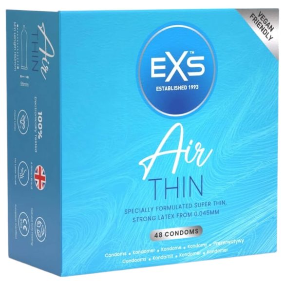 EXS Air Thin - lateksi kondomi - extra ohut - 48 kpl