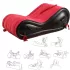 Desirel Magic Pillow - Ilmalla täytettävä BDSM‑seksihuonekalu - käsiraudoilla (punainen)