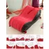 Desirel Magic Pillow - Ilmalla täytettävä BDSM‑seksihuonekalu - käsiraudoilla (punainen)
