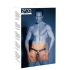 ZADO - nahkatanga dildoilla ja 3 penisrenkaalla - L/XL