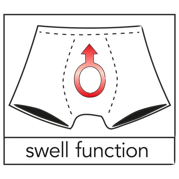 Irrotettava miesten stringit (musta) - XL