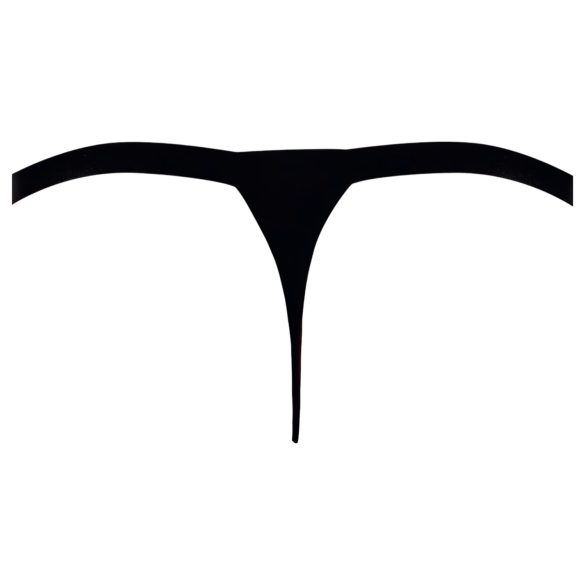 Svenjoyment - miesten stringit - strassikoristeet - musta