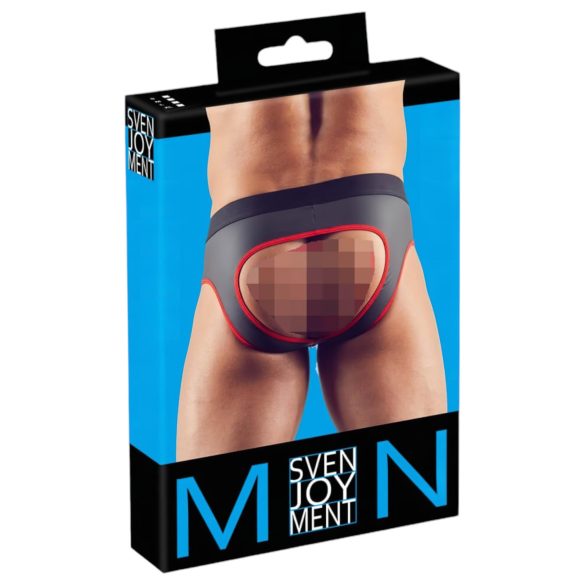 Svenjoyment - avoimet jock-alushousut (musta) - L