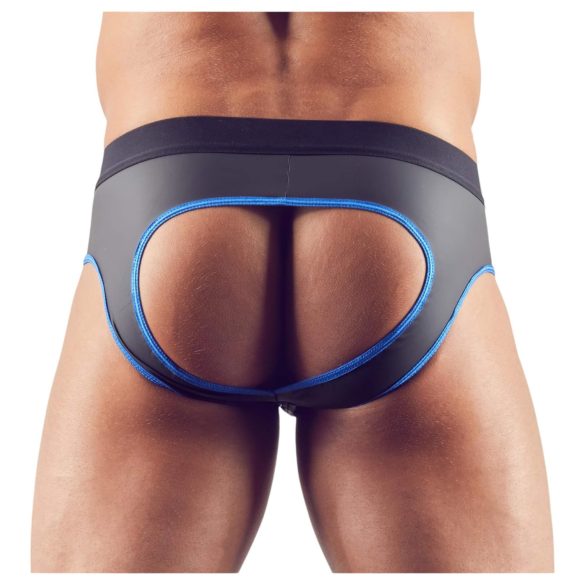 Svenjoyment - avoin jockstrap - musta-sininen - M