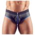 Svenjoyment - avoin jock-strap (musta-sininen) - L