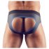 Svenjoyment - avoin jock-strap (musta-sininen) - L