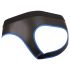 Svenjoyment - avoin jock-strap (musta-sininen) - L