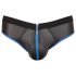 Svenjoyment - avoin jock-strap (musta-sininen) - L