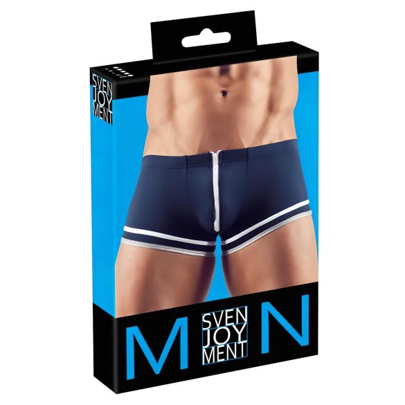 Merimiessävyinen sininen bokseri - M