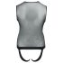 Svenjoyment - Zippered Men's Bodysuit (Black)  - M