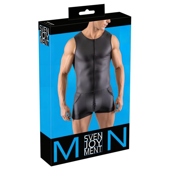 Svenjoyment - hihaton miesten lyhyt haalari (musta) - M