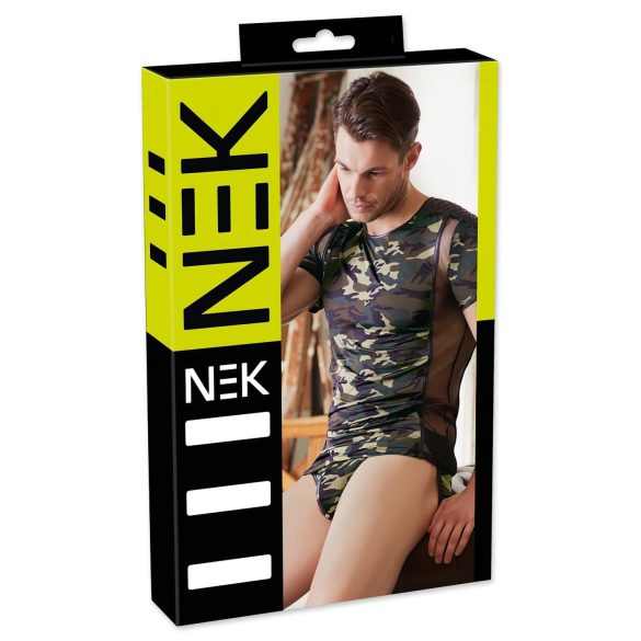 / NEK - Camouflage Men's T-Shirt (Green-Brown) - 2XL