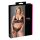 Cottelli Plus Size - pitsi rintaliivit (musta) - XXL