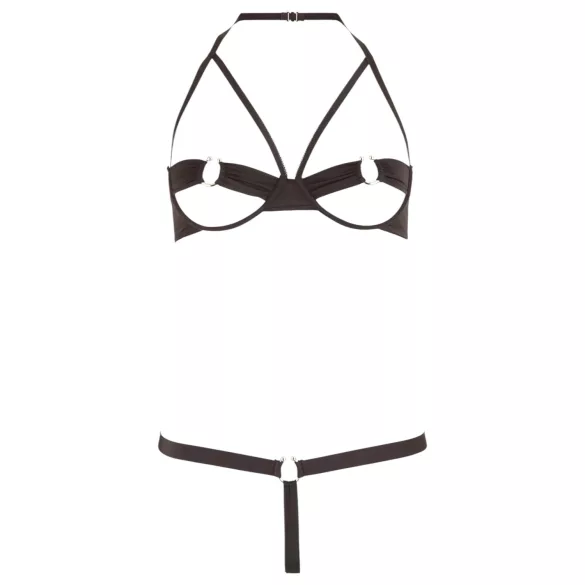 Cottelli - rintaliivisetti metallirenkailla - musta - 85B/L