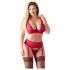 Cottelli Plus Size - Muunneltava alusasusetti (punainen)