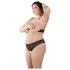 Cottelli Plus Size - helmikoristeinen rintaliivisetti - musta - XL