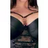 Cottelli Plus Size - olkaimet ja pitsi rintaliivit (musta) - 85E