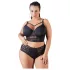 Cottelli Plus Size - olkaimet ja pitsi rintaliivit (musta) - 95F