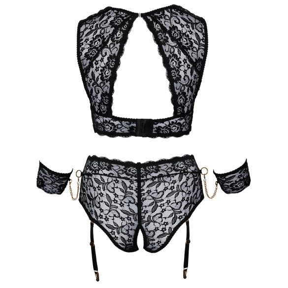 Cottelli Bondage Plus Size - pitsialusasu (musta)