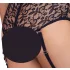 Cottelli Bondage Plus Size - pitsialusasu (musta) - 4XL