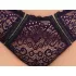 Cottelli Plus Size - läpikuultava kuvioitu rintaliivisetti (liila) - 2XL