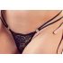 Cottelli - Mustat remmirintaliivit ja stringit - 75C/S