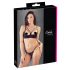 Cottelli - Mustat remmirintaliivit ja stringit - 85C/L