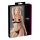 Cottelli - Strassi-ketjubraletti satiini (musta) - 85B/L
