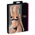 Cottelli - Strassi-ketjubraletti satiini (musta) - 85B/L