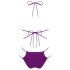 Obsessive Balitta - kiiltävä kaulahihna bikini (violetti) - L