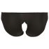 Cottelli Plus Size - pitsinen, avoin alushousu (musta)