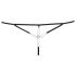 Cottelli - Strassikoristeinen avonainen string (musta) - M/L