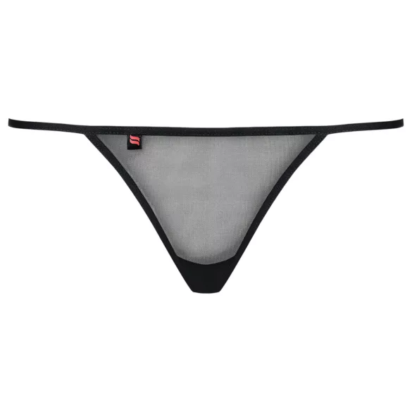 Obsessive Luiza - stringit tulppaanikuvio - musta - L/XL