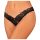 Obsessive Donna Dream - pitsinen avoalkkarit (musta)