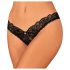 Obsessive Donna Dream - pitsinen avoalkkarit (musta)