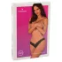Obsessive - avoin pitsitanga - musta - M/L