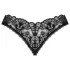 Obsessive - avoin pitsitanga - musta - M/L