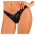 Obsessive Donna Dream - pitsinen string (musta)