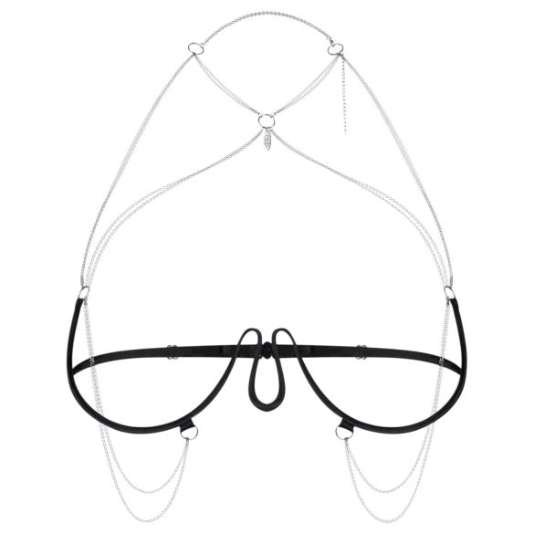 Obsessive - ketjuvaljastu bra - musta (S-L)