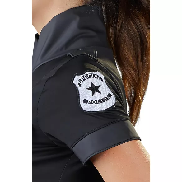 Cottelli Police - poliisiasu naisille - musta - M