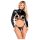 Bad Kitty - avoin rinnoille bondage-setti (musta)
