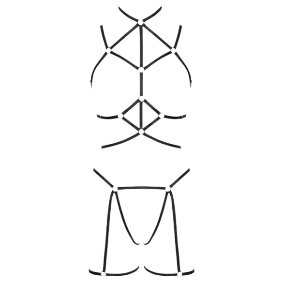 Cottelli - vartalovaljaat ja stringit - musta - S-L