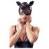 Bad Kitty - tekonahkainen strassinaami‍o - musta (S-L)