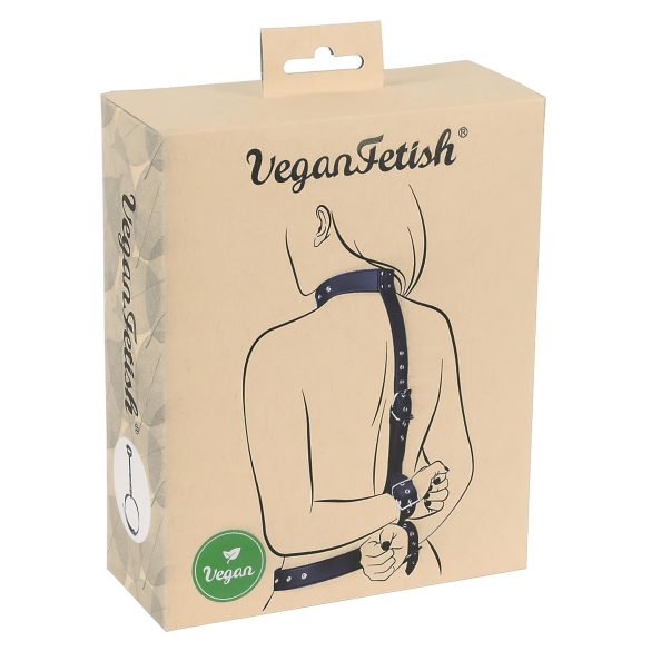 Vegaaninen Fetissi - Kädet taakse sidontasetti (musta)
