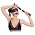 Bad Kitty - 7-osainen musta-kultainen bondage-setti laukussa