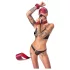 Bad Kitty - bondage-setti - 7 osaa - punainen