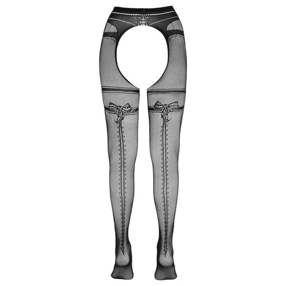 Cottelli - avonainen verkkosukat - kaksivaikutteinen - musta