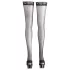 Cottelli - Stay-up sukkahousut - musta - raidallisella reunalla - 3/M-L