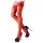 Cottelli - Satiinipintaiset stay-up-sukat - punainen - 5/XL